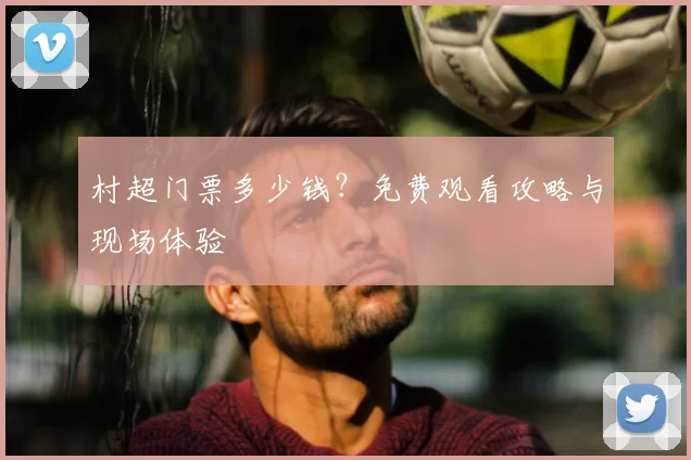 村超门票多少钱?免费观看攻略与现场体验